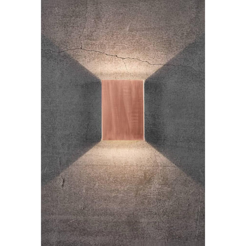 LED Wall Sconce, Copper