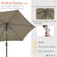 Parasol de marché 7,5 pi Blaise-364031077
