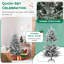 Sapin de Noël givré pré-éclairé-701535904