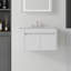 Single Bathroom Vanity with Real Wood Veneer Top-1345127933-1345127907