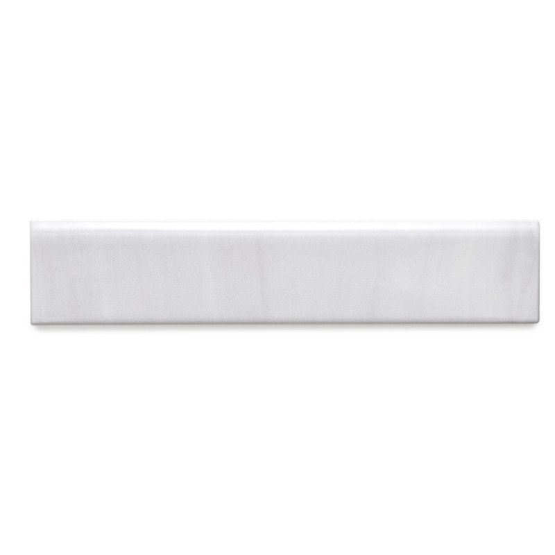  Carreau de céramique bullnose 2 po x 10 po Amsterdam, Gris