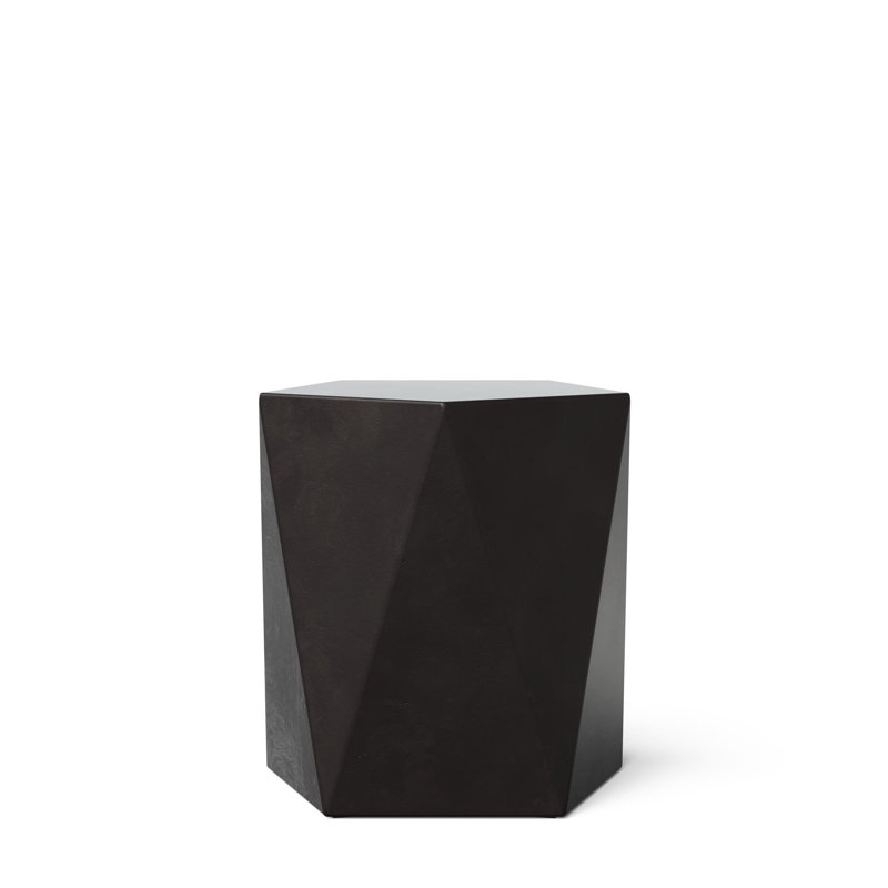 Kelson Accent Stool, Lava Brown