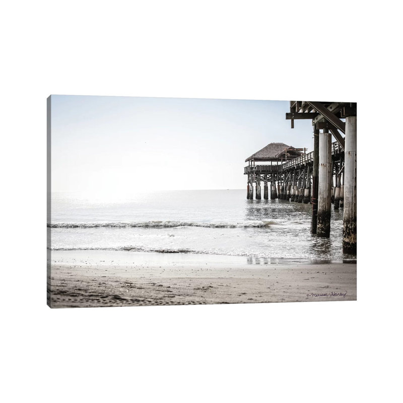 Cocoa Boardwalk by Melissa Hanley - Wrapped Canvas Print, 20.32 cm H x 30.48 cm W