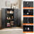 Metal Storage Cabinet, Garage Storage Organizer with Locking Doors and Adjustable Shelves for Workshop Office-79318922