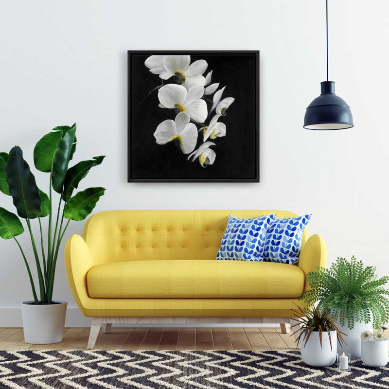 Belles orchidées sur toile | Décoration de chambre romantique romantique