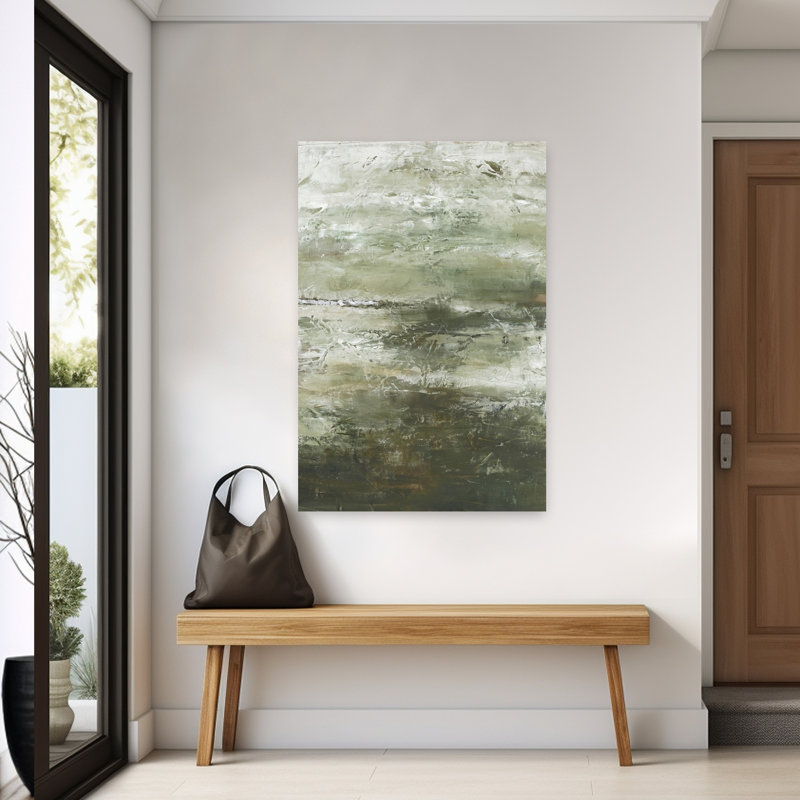 For Life, art contemporain abstrait, H 60 po x l 40 po