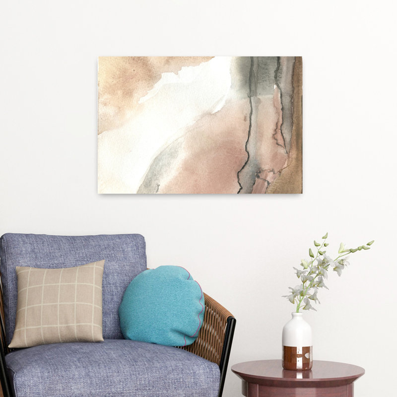 Split, art contemporain abstrait, H 16 po x l 24 po