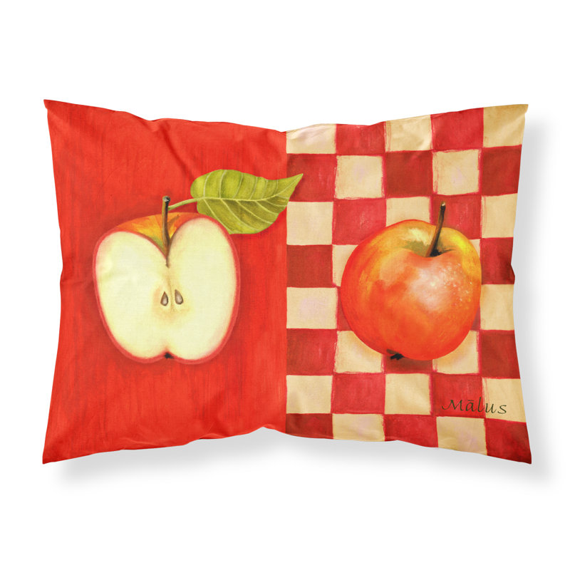 Taie d’oreiller géométrique pomme