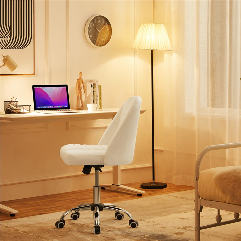Ebern Designs Lytisha Ergonomic Faux Leather Task Chair & Reviews ...