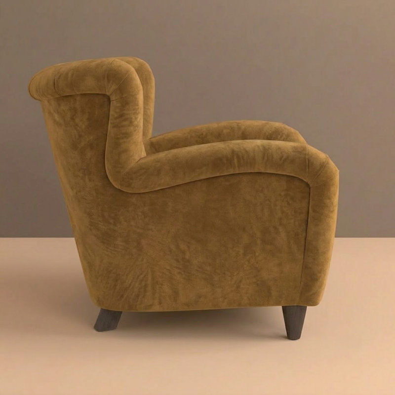 Stout Chair by River and Bord, Avon Camel Velvet