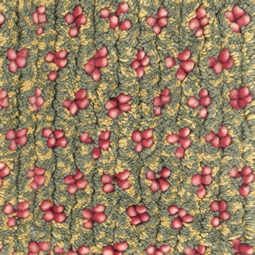 Funston Performance Wool Abstract Indoor Rug, Runner 2'6" x 7'6", Green/Red