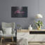 «Move Me In Neon Pink», art mural en métal-1682633200