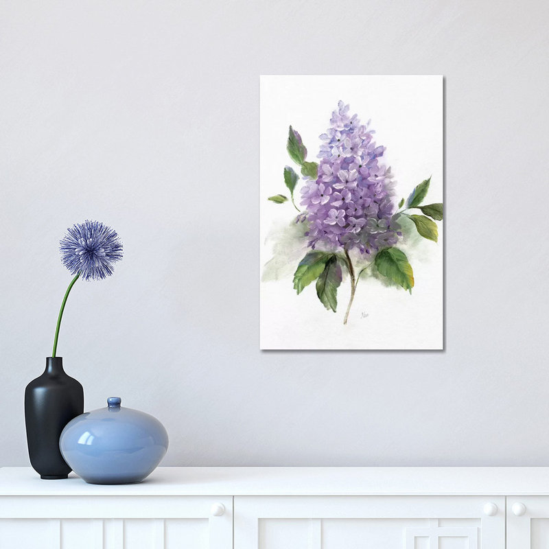 Lilac Romance I by Nan - Painting on Canvas, 101.6 cm H x 66.04 cm W x 3.175 cm D, Wrapped Canvas