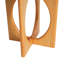 Table d'appoint géométrique moderne en pin