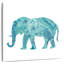 Éléphant bleu sarcelle Boho II-109221322