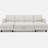 Anjana Chenille Storage Sofa Modular Sectional Sofa Bed With Removable Cushion Cover-1104095946