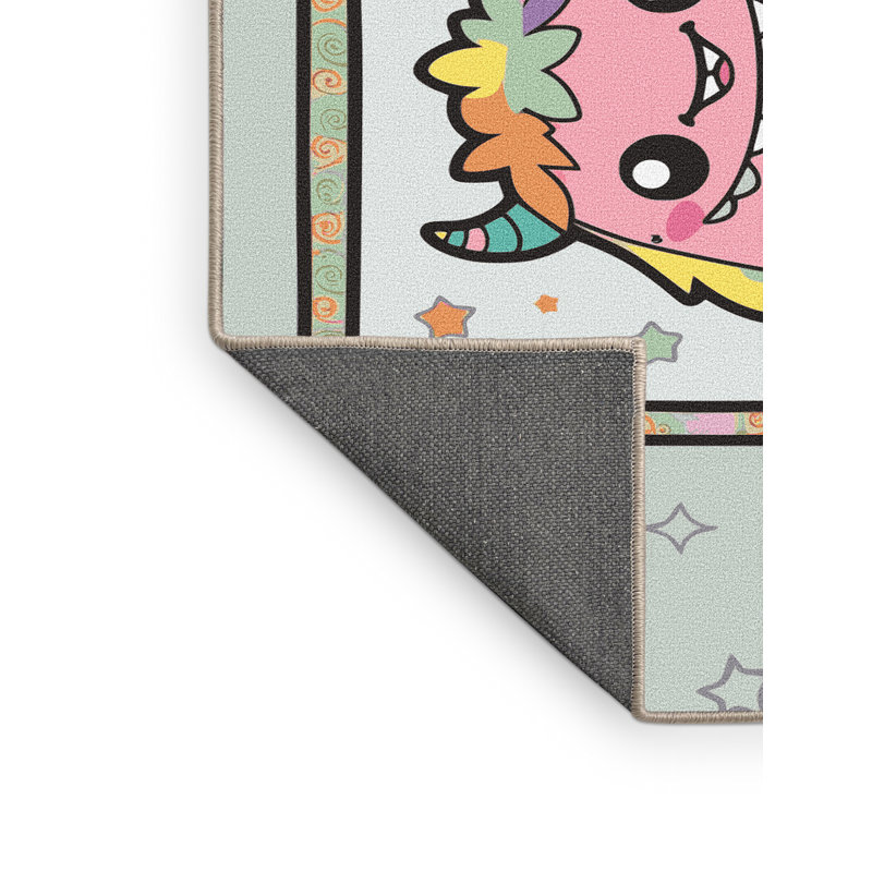 Tapis Zoomie pour enfants Zoomie, Rectangle de 5 pi x 8 pi
