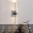 Nazreen Crystal Dimmable Integrated LED Wallchiere -452089401