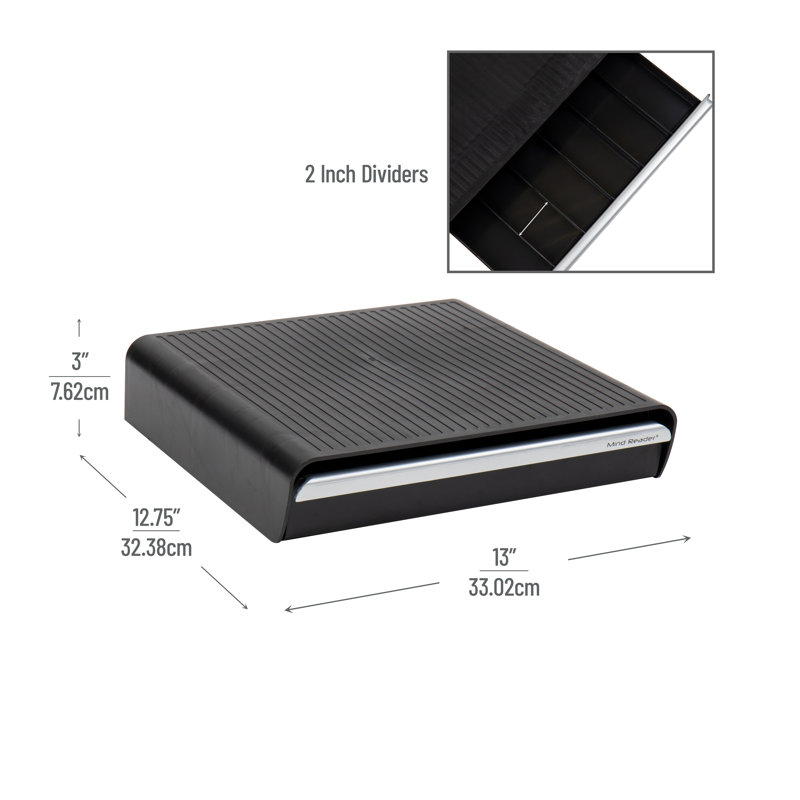 Black Single-Serve Coffee Pod Drawer and Organizer