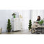 HOMCOM Set of 2 Decorative Artificial Plants with Lavender and Pot, 90cm