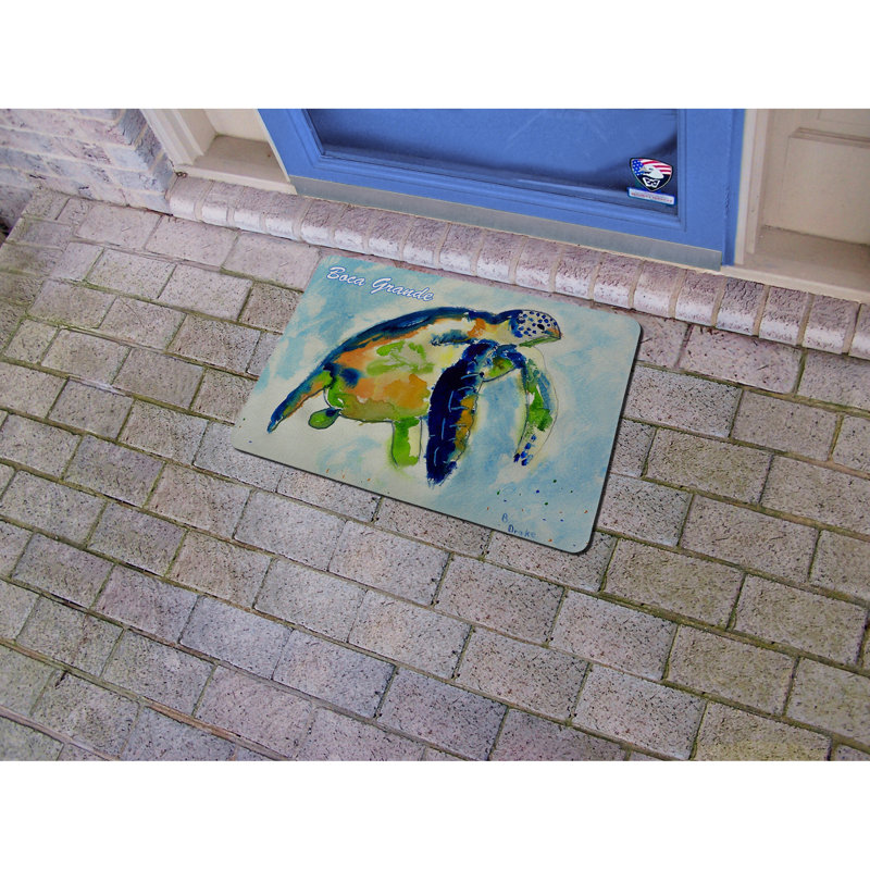 Tapis de porte intérieur antidérapant Tran, Rectangle 1 pi 6 po x 2 pi 2 po