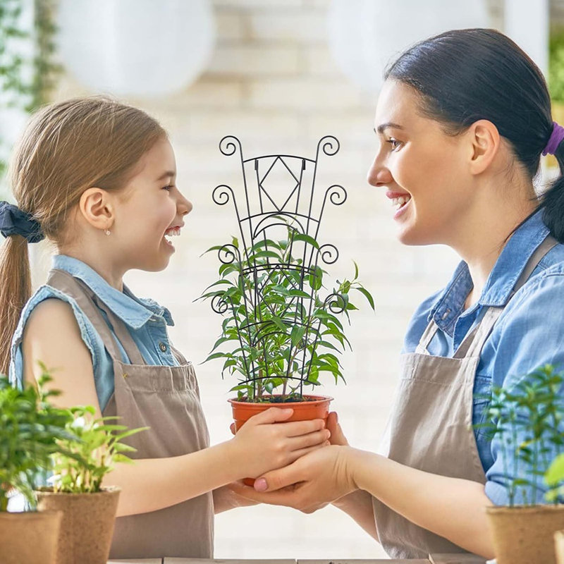 Ensemble de 2 piquets de plantes empilables Yhtpouqe