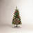 20in. Frosted Berry Hanging Basket with 5 Big, 10 Long Pine Cones & 5 Sets Red Berries- 50 Warm White Battery Operated LED Lights- BAT-1875699436