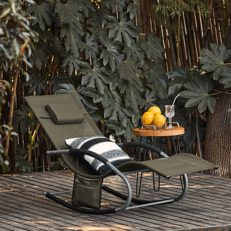 Hewit 145cm Long Single Chaise, Brown