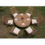 Hartfo Outdoor 5 - Piece Teak Dining Set