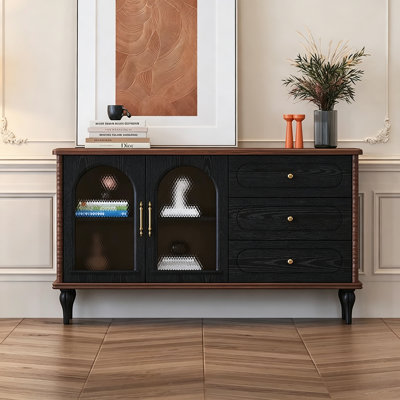 Table buffet en verre