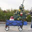 Chariot utilitaire d'extérieur pliable pliable, chariot de jardin portatif pliant robuste, porte-gobelet, poignées réglables-113855318