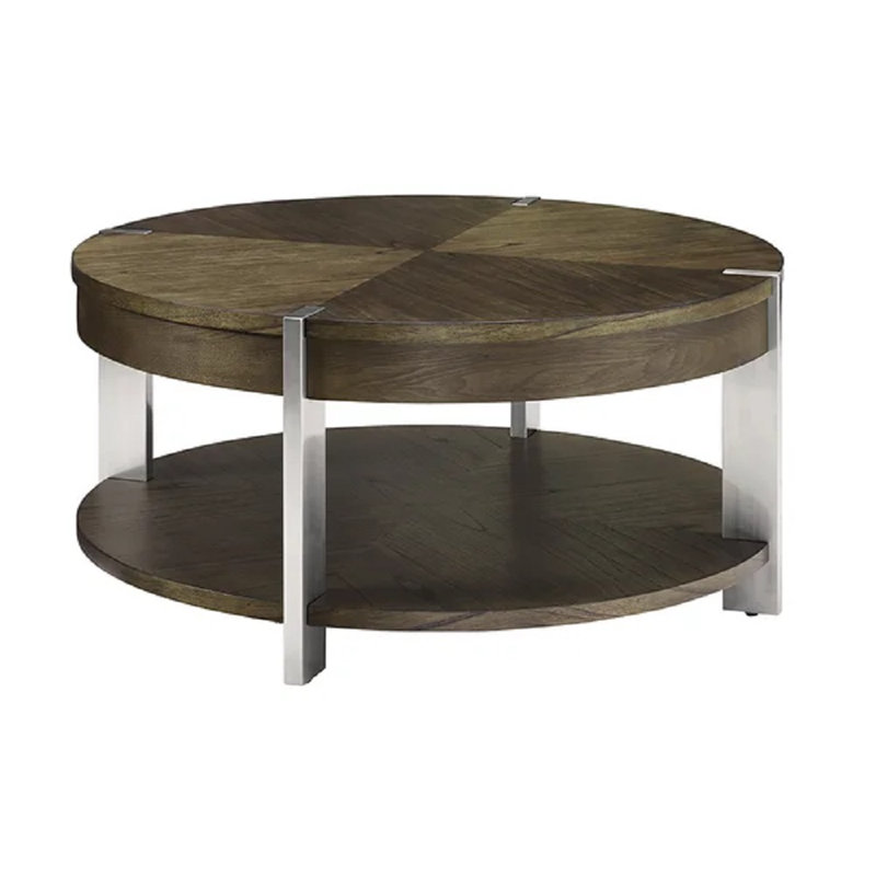 Solid Wood Top Coffee Table