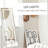 Standing jewelry cabinet with LED light, lockable jewelry organizer with full-length mirror, 4 adjustable angles, white