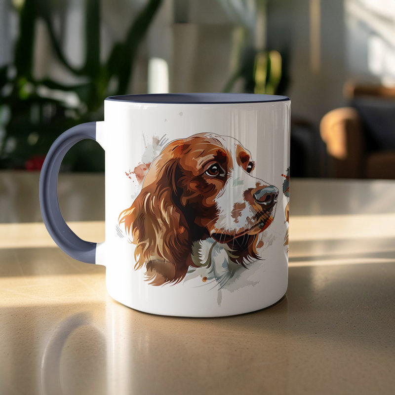 Ceramic Coffee Mug, Navy