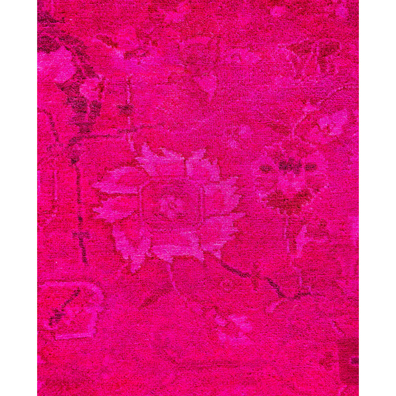 Overdyed One-of-a-Kind 8' 1" X 10' 3" Hand Knotted Area Rug