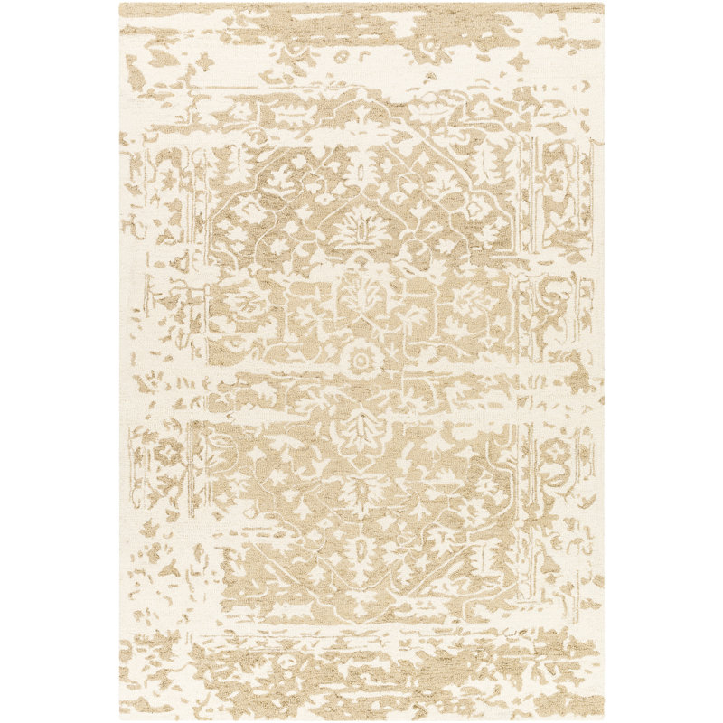 Bergmann Wool Abstract Indoor Rug, Rectangle 2' x 3'