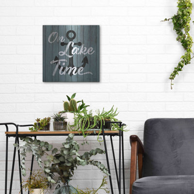 «On Lake Time» par Susan Ball, art mural en métal