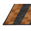 Tapis gris à carreaux lavable à la machine
