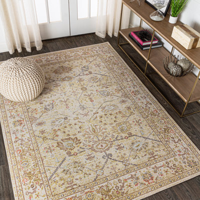 Eglinton Modern Faded Peshawar Ivory Rug