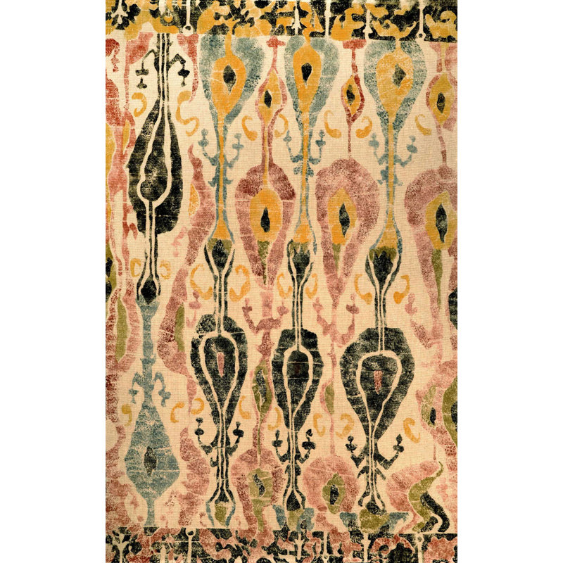 Tapis cachemire Mud Lake, Rectangle 5 pi x 8 pi