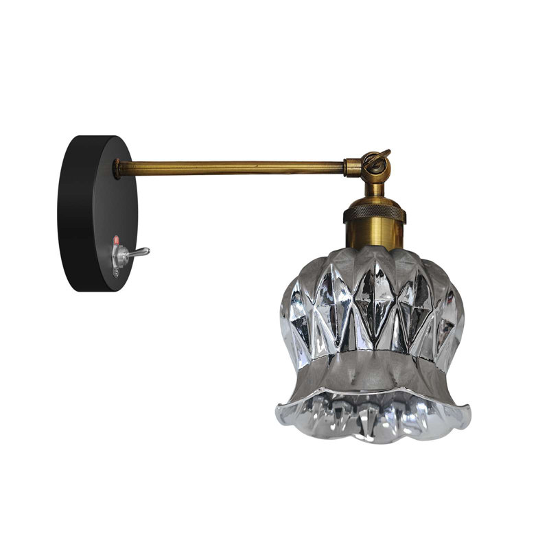 Thompsonville Glass Swing Arm Sconce