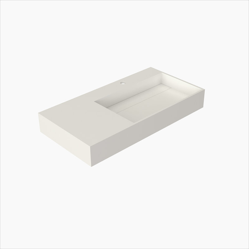 Lavabo rectangulaire pour salle de bain