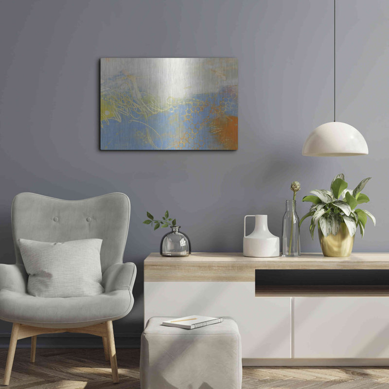 «Blue Lux II» par Sue Jachimiec, H 16 po x l 24 po
