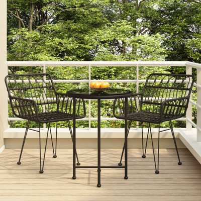 Emberlynn 2 - Person Patio Dining Set with Round Table