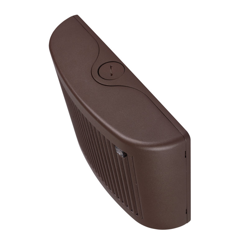 Bronze Outdoor LED Emergency Wall Light with Photocell
