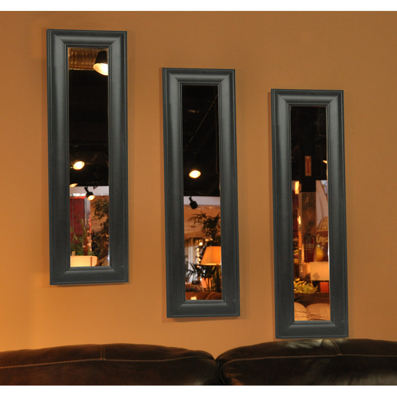 Ensemble de miroirs 4 pièces, H 11 po x l 29 po