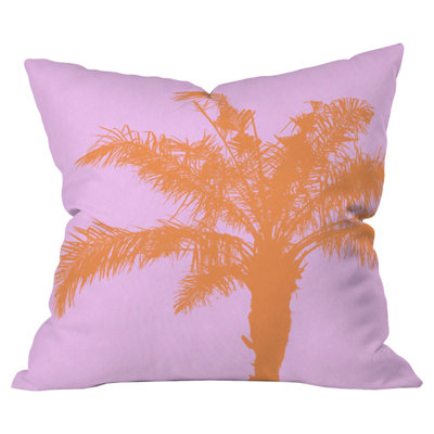 Deb Haugen Palm Outdoor Throw Pillow