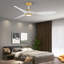 Ventilateur de plafond à DEL 52 po avec télécommande Ulanda-775705789