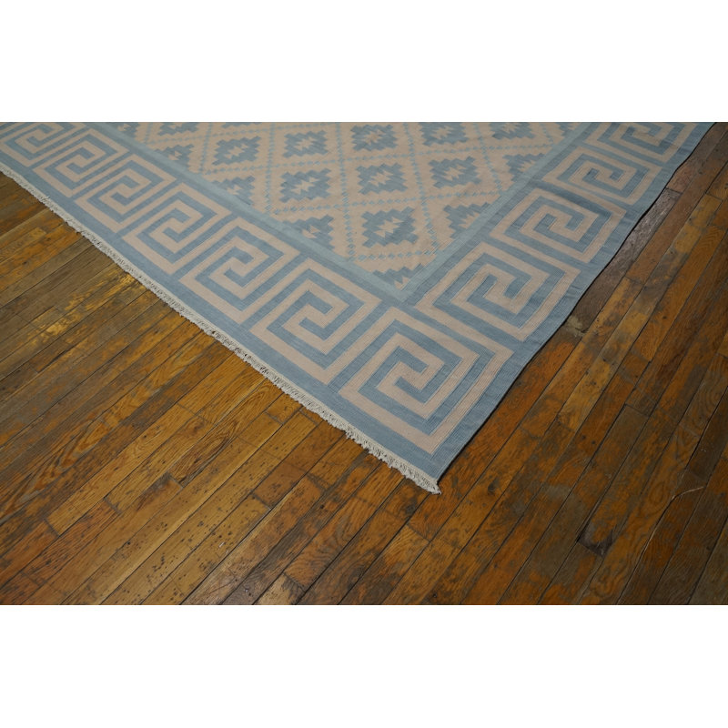 One-of-a-Kind 6' X 9' Cotton Area Rug in