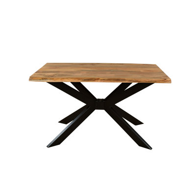 Rectangular Solid Mango Wood Dining Table